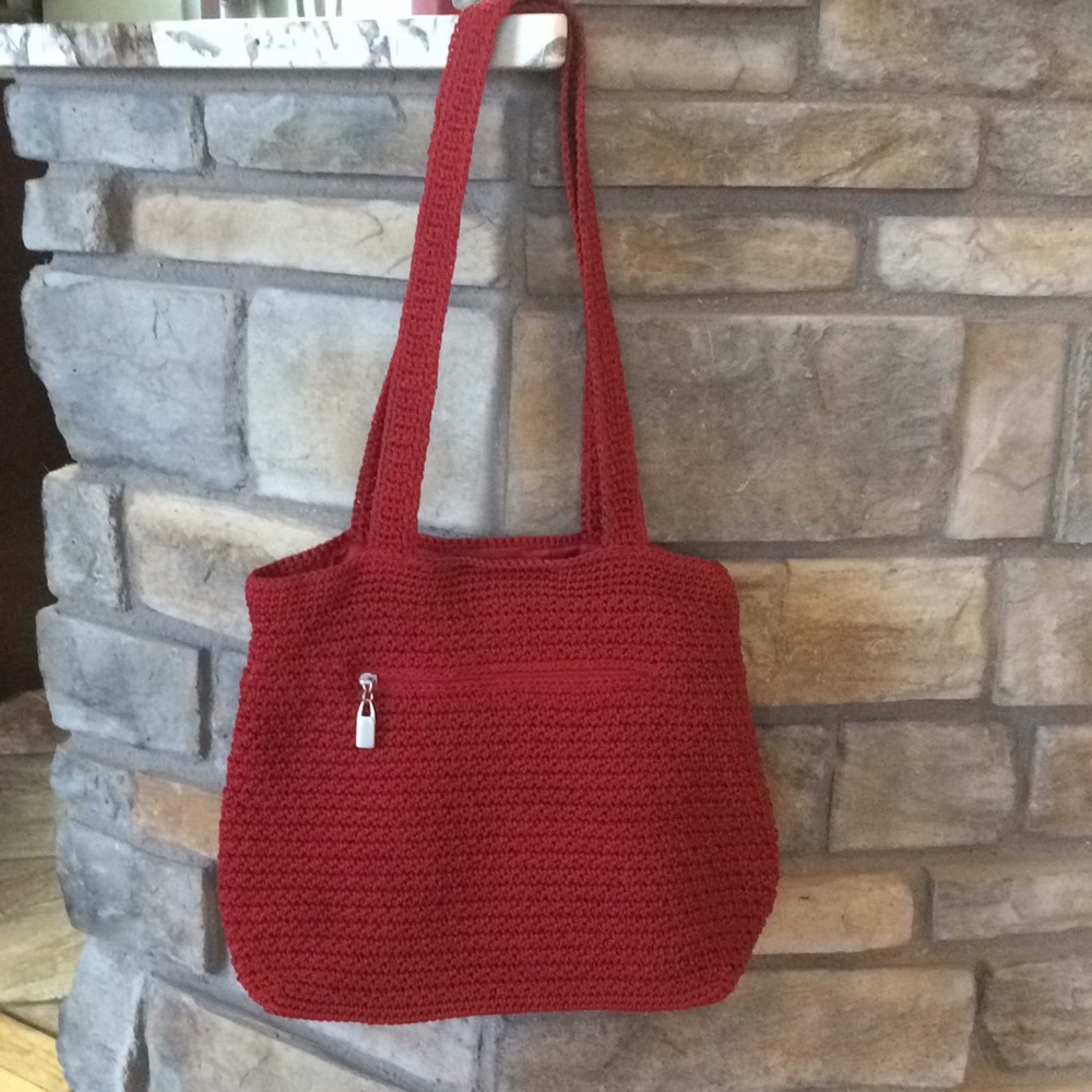 Knitted red Sonoma purse